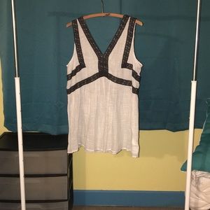 Motherhood Maternity sheer boho tunic size Large